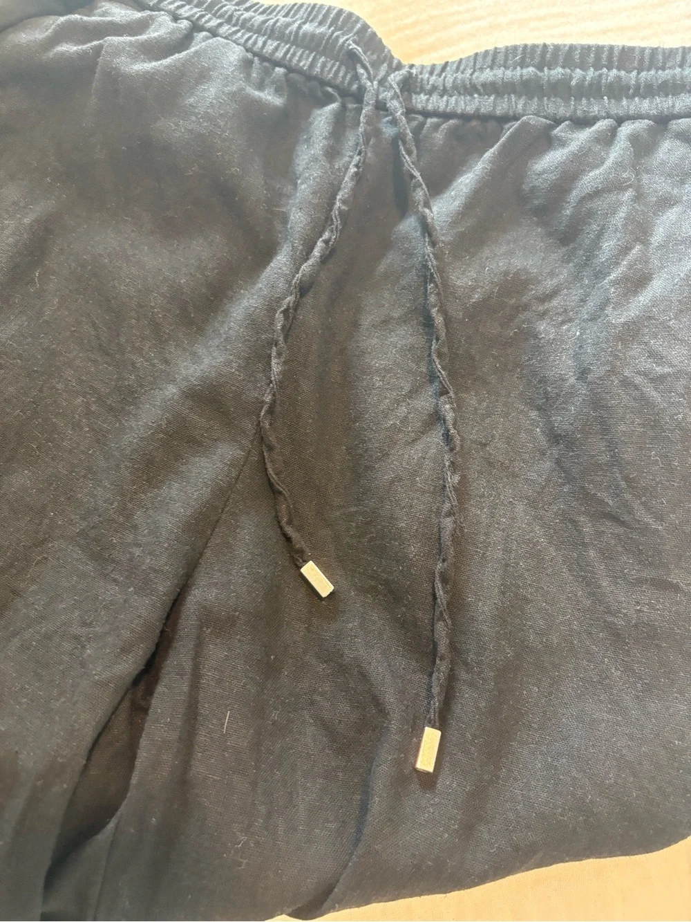 Zara linen black pants